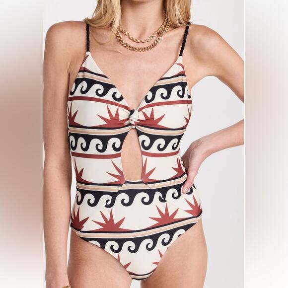 Johanna Ortiz South Sea Diver Onepiece Swimsuit Size Large New Retails $375 - Picture 1 of 5